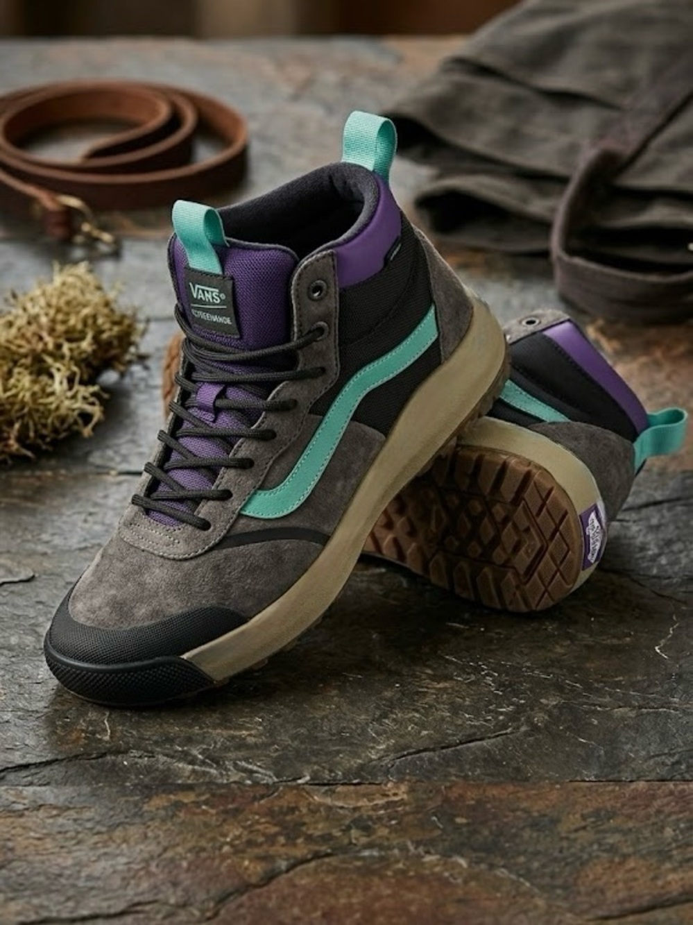 Vans UltraRange Hi DL MTE hiking trek sneakers shoes boots sz 8